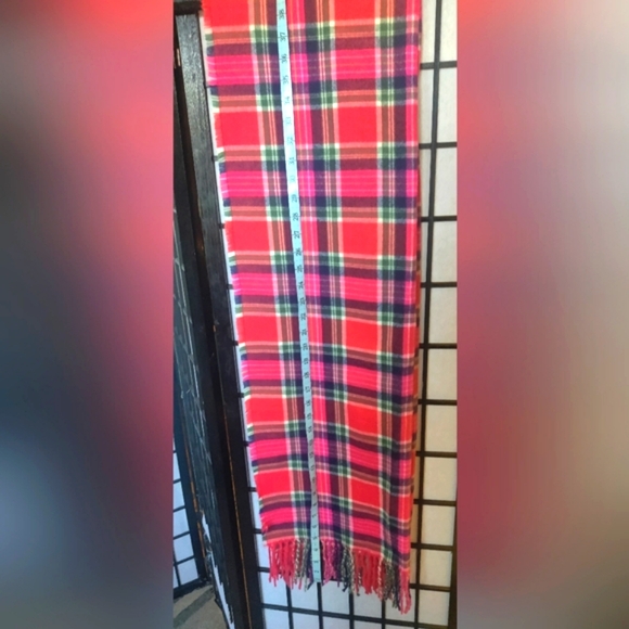 Plaid Multicolor Scarf - Picture 4 of 6